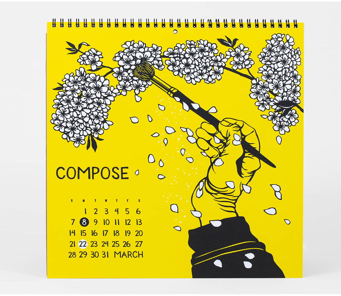 Shall We Begin 2027 Wall Calendar - Nikki McClure